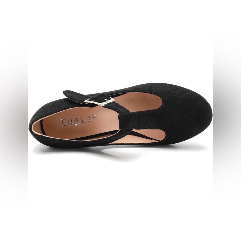 NEW Black Mary Jane Heels 8.5 / Tacones 41 - Picture 8 of 10